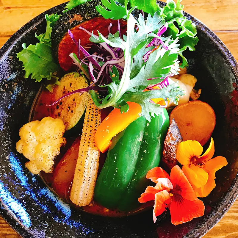 撫子色　彩り野菜尽くし